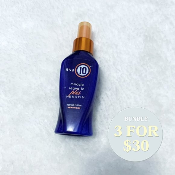 It's a 10 Miracle Leave-in plus Keratin